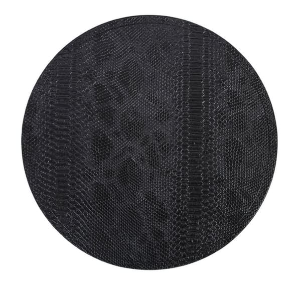 Underlägg BOA D38cm, svart orm