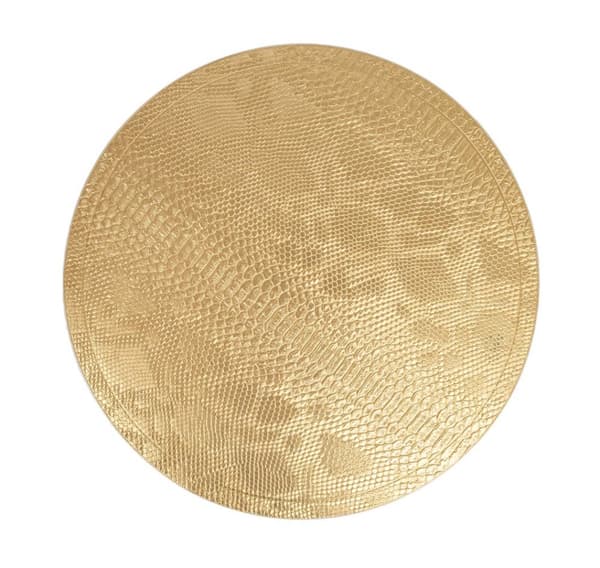 Underlägg BOA D38cm, gyllene orm