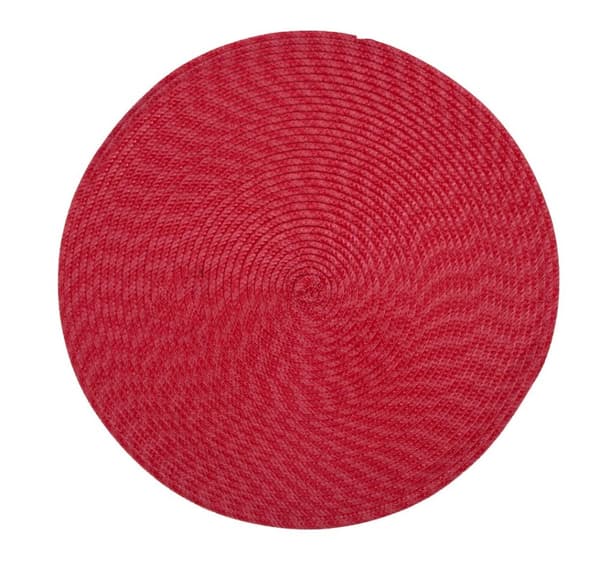 Underlägg SELMA D38cm, röd