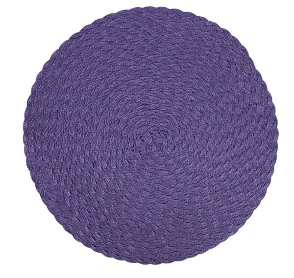 Bordsunderlägg SELENA D38cm, mörklila