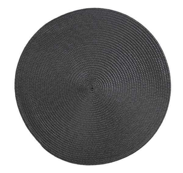 Bordsunderlägg SELMA D38cm, mörkgrå
