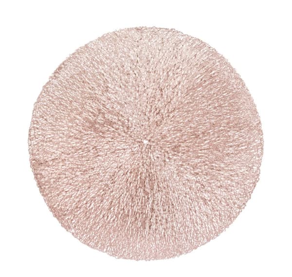 Underlägg ELONA D38cm, roséguld