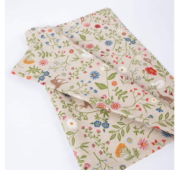 Duk HOLLY 43x116cm, dyr og blomster