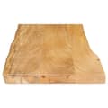 Miniatyrbilde 4 av 9: vidaXL Bordplate 80x40x2,5 cm naturlig kant heltre mango