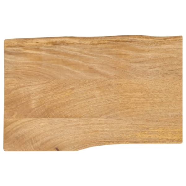 vidaXL Bordplate 50x40x2,5 cm naturlig kant heltre mango