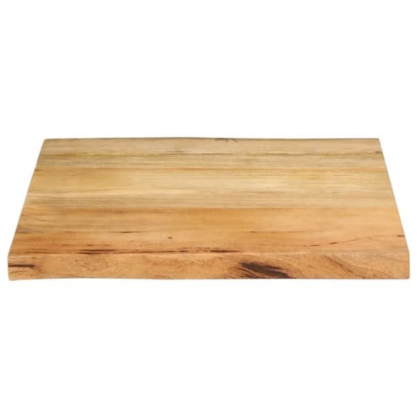 vidaXL bordplade 40x40x2,5 cm naturlig kant massivt mangotræ