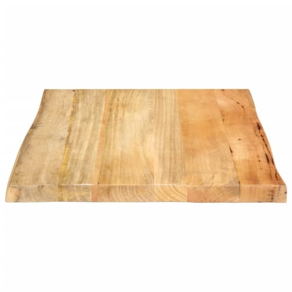 vidaXL bordplade 40x40x2,5 cm naturlig kant massivt mangotræ