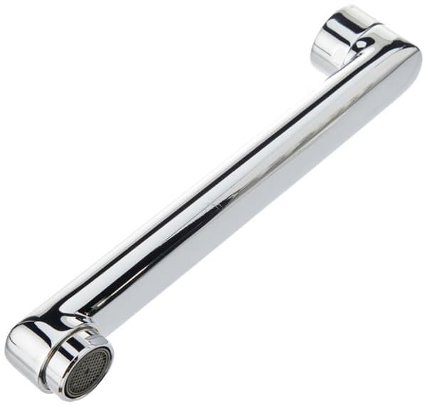 Perfexim - P-Auslauf25 - Svängbar kran för väggmonterad kran - Total längd: 25 cm - I förkromad mässing