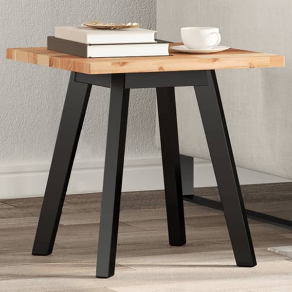 Bordsskiva fyrkantig 40x40x2 cm massivt akaciaträ