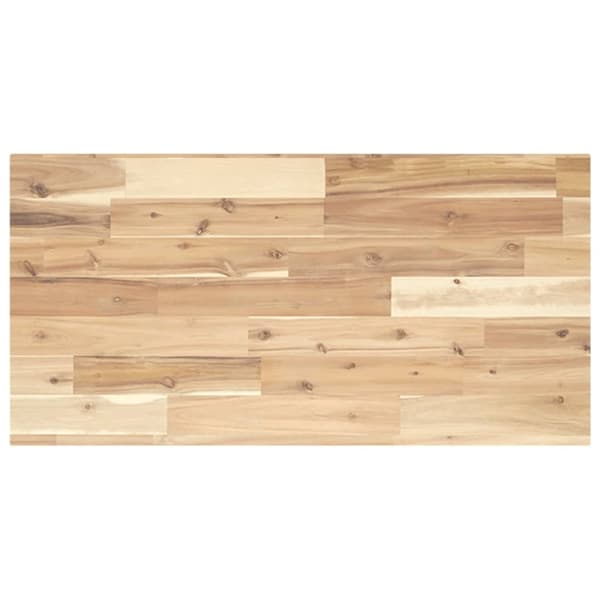 Bordsskiva 80x40x2 cm rektangulär massiv akacia