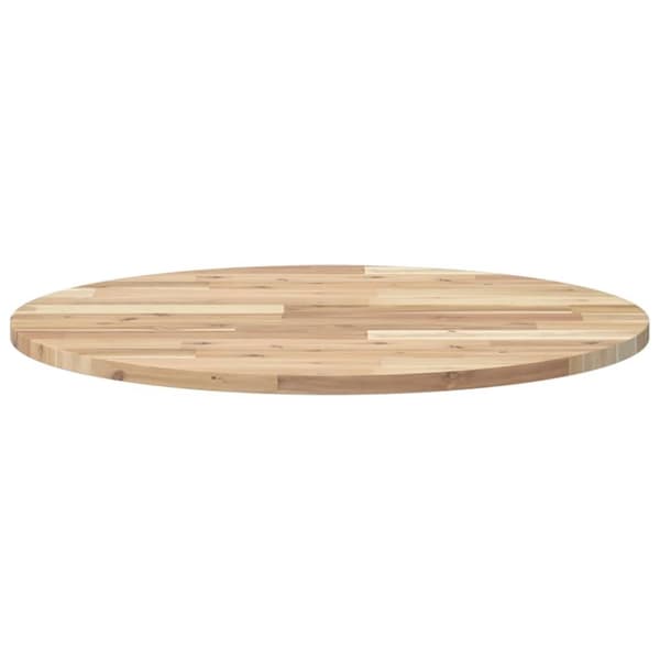 vidaXL bordplade Ø70x2 cm rund massivt akacietræ