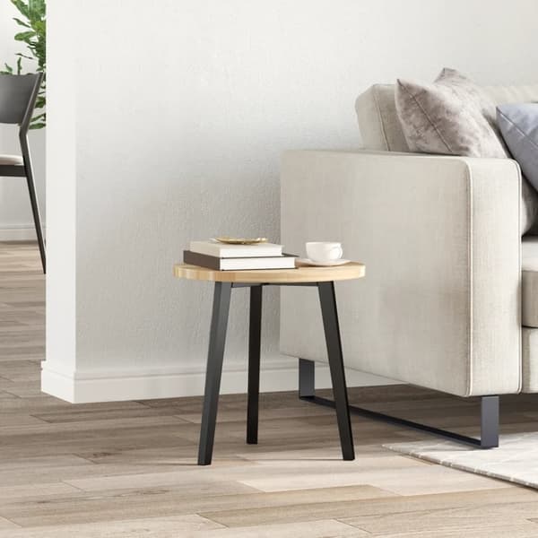 vidaXL Bordplate rund Ø40x2 cm heltre akasie