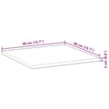 Miniatyrbilde 10 av 10: vidaXL Bordplate firkantet 40x40x2 cm heltre akasie