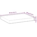 Miniatyrbilde 10 av 10: vidaXL Bordplate 40x30x4 cm rektangulær heltre akasie