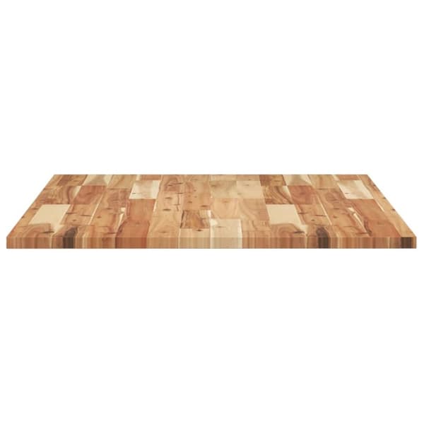 vidaXL Bordplate rektangulær 80x70x2 cm heltre akasie