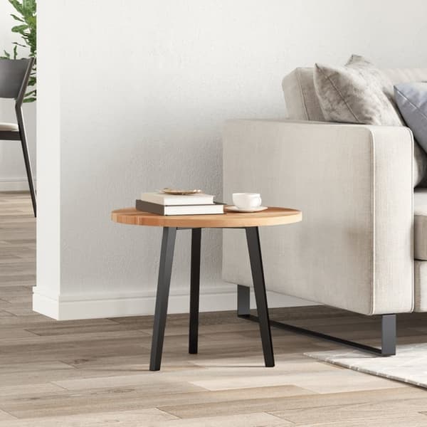 vidaXL Bordsskiva rund Ø50x2 cm massivt akaciaträ