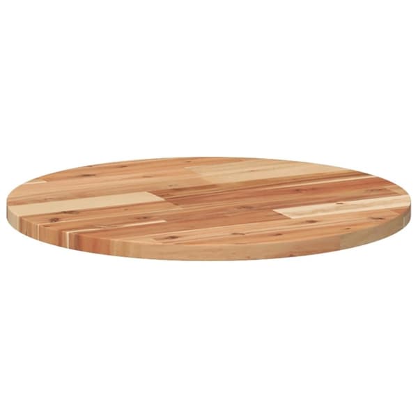 vidaXL Bordsskiva rund Ø50x2 cm massivt akaciaträ