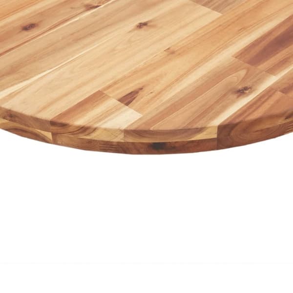vidaXL Bordsskiva rund Ø50x2 cm massivt akaciaträ