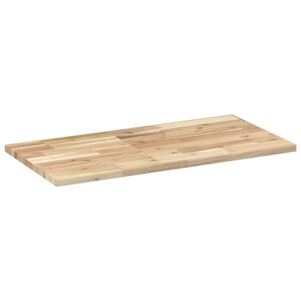vidaXL Pöytälevy 80x40x2 cm suorakaide täysi akasiapuu