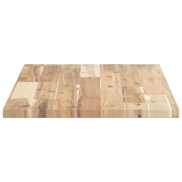 vidaXL Pöytälevy 80x40x2 cm suorakaide täysi akasiapuu