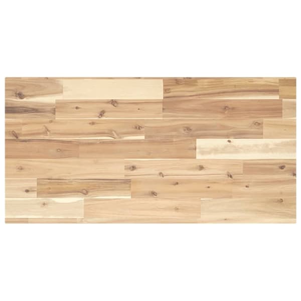 vidaXL Bordplate 80x40x2 cm rektangulær heltre akasie