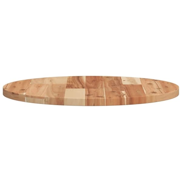 vidaXL bordplade Ø50x2 cm massivt akacietræ rund