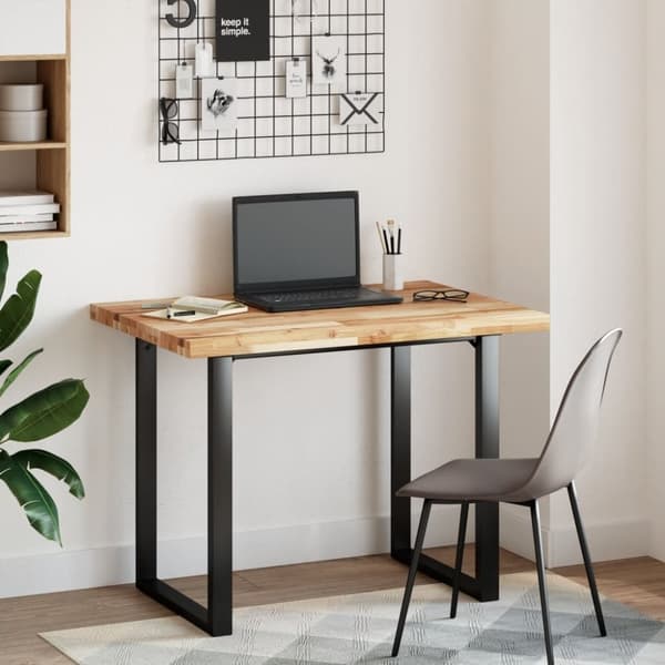 vidaXL Bordsskiva rektangulär 80x70x4 cm massivt akaciaträ