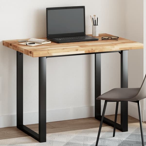 vidaXL Pöytälevy suorakaide 80x70x4 cm täysi akasiapuu