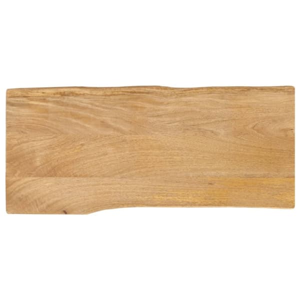 vidaXL Pöytälevy 90x40x2,5 cm elävä reuna täysi mangopuu