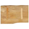 Miniatyrbilde 5 av 9: vidaXL Bordplate 70x40x2,5 cm naturlig kant heltre mango