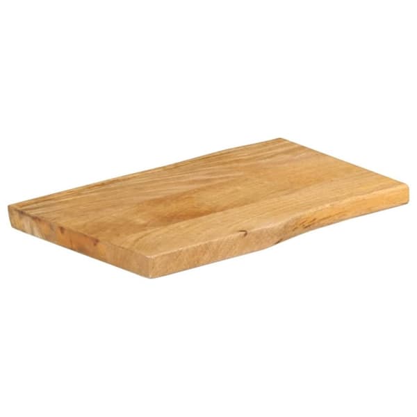 vidaXL Bordplate 70x40x2,5 cm naturlig kant heltre mango