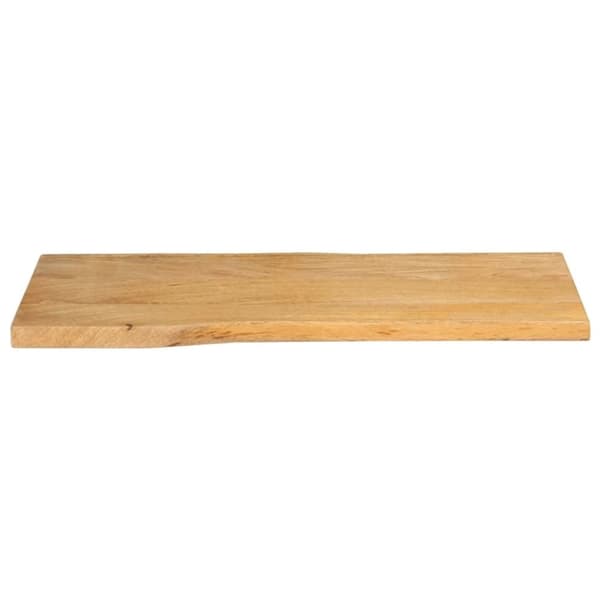 vidaXL Bordsskiva 100x40x2,5 cm levande kant massivt mangoträ