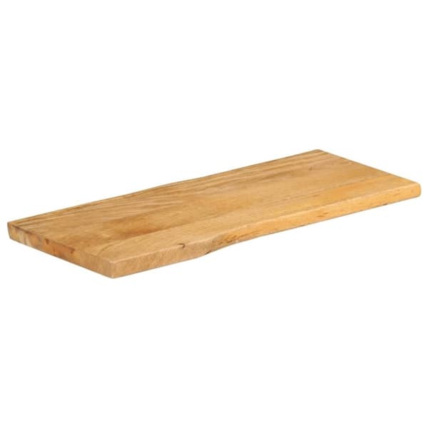 vidaXL Bordsskiva 100x40x2,5 cm levande kant massivt mangoträ