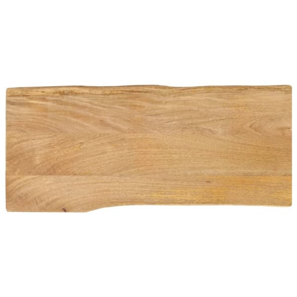 vidaXL Bordsskiva 100x40x2,5 cm levande kant massivt mangoträ