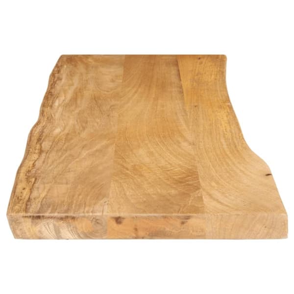 vidaXL Bordsskiva 120x40x2,5 cm levande kant massivt mangoträ