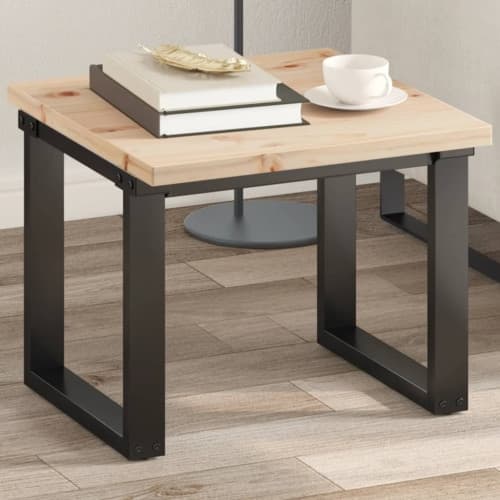 Bordsskiva 50x50x2,5 cm fyrkantig massiv furu