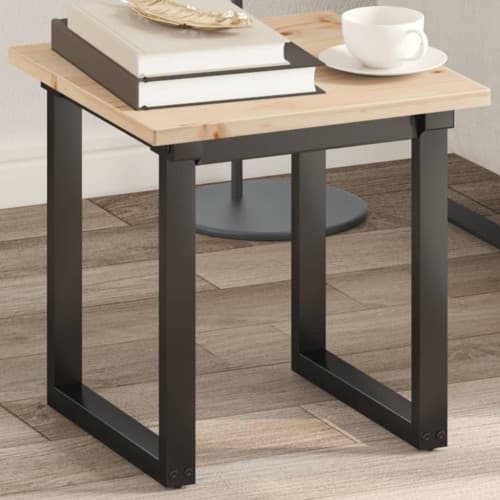Bordsskiva 40x40x1,7 cm fyrkantig massiv furu