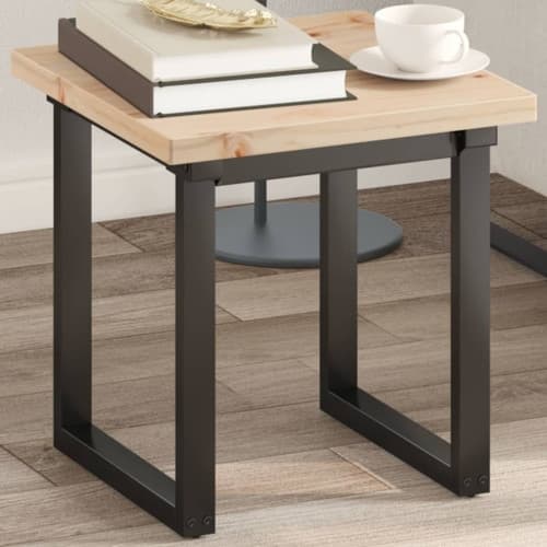 Bordsskiva 40x40x2,5 cm fyrkantig massiv furu