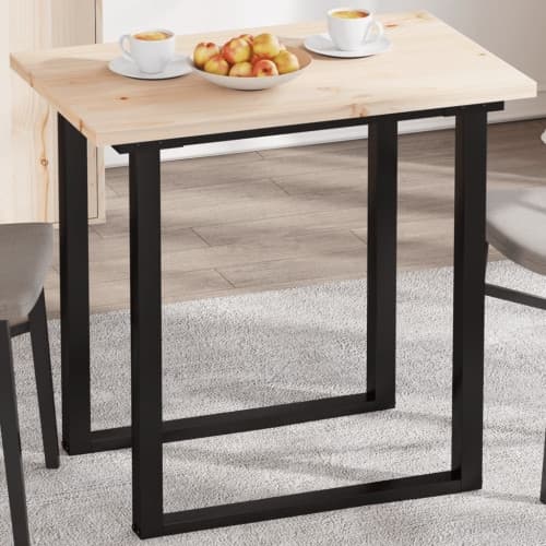 Bordsskiva 80x50x2,5 cm rektangulär massiv furu