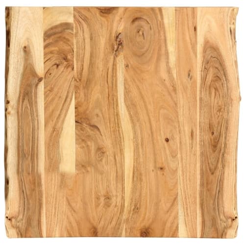Bordsskiva massivt akaciaträ 58x(50-60)x2,5 cm