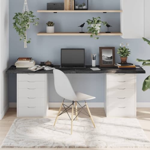 Bordsskiva mörkbrun 200x60x(2-4) cm behandlad massiv ek