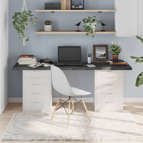 Bordsskiva mörkbrun 180x50x(2-4) cm behandlad massiv ek