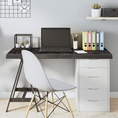 Bordsskiva mörkbrun 120x60x(2-6) cm behandlad massiv ek