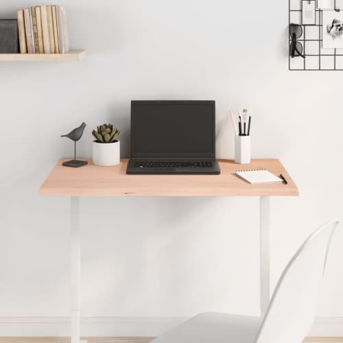 Bordsskiva 80x50x2 cm obehandlad massiv ek