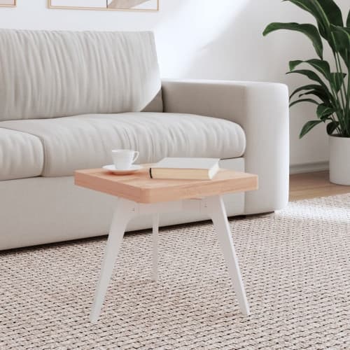 Bordsskiva 40x40x4 cm fyrkantig massivt bokträ