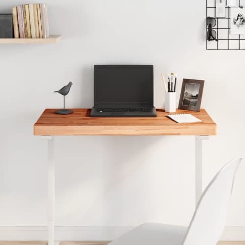 Bordsskiva 80x40x4 cm rektangulär massivt bokträ