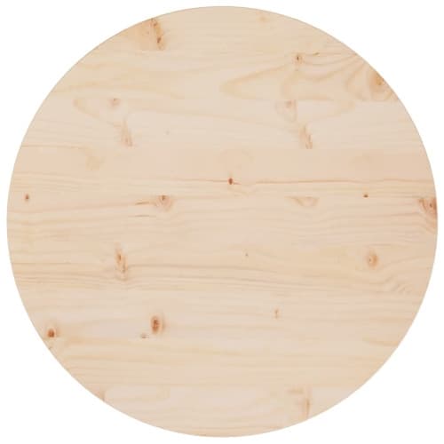 Bordsskiva Ø60x2,5 cm massiv furu
