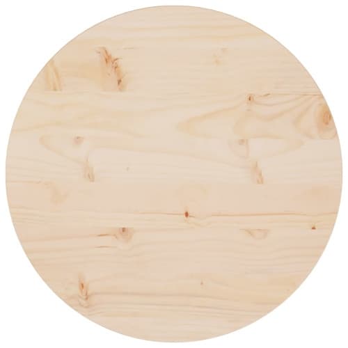 Bordsskiva Ø50x2,5 cm massiv furu
