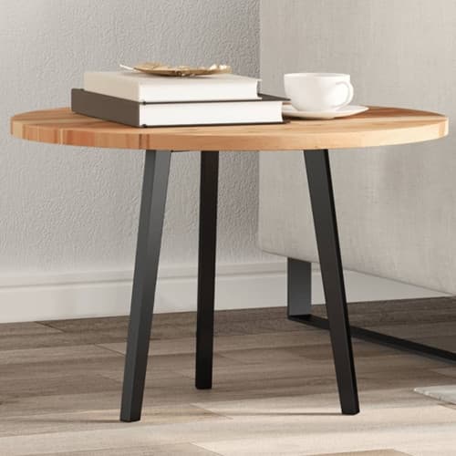 Bordsskiva rund Ø60x2 cm massivt akaciaträ