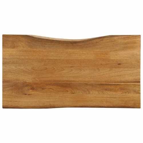 Bordsskiva 110x60x2,5 cm levande kant massivt mangoträ